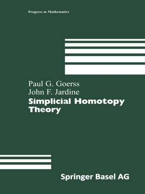 cover image of Simplicial Homotopy Theory